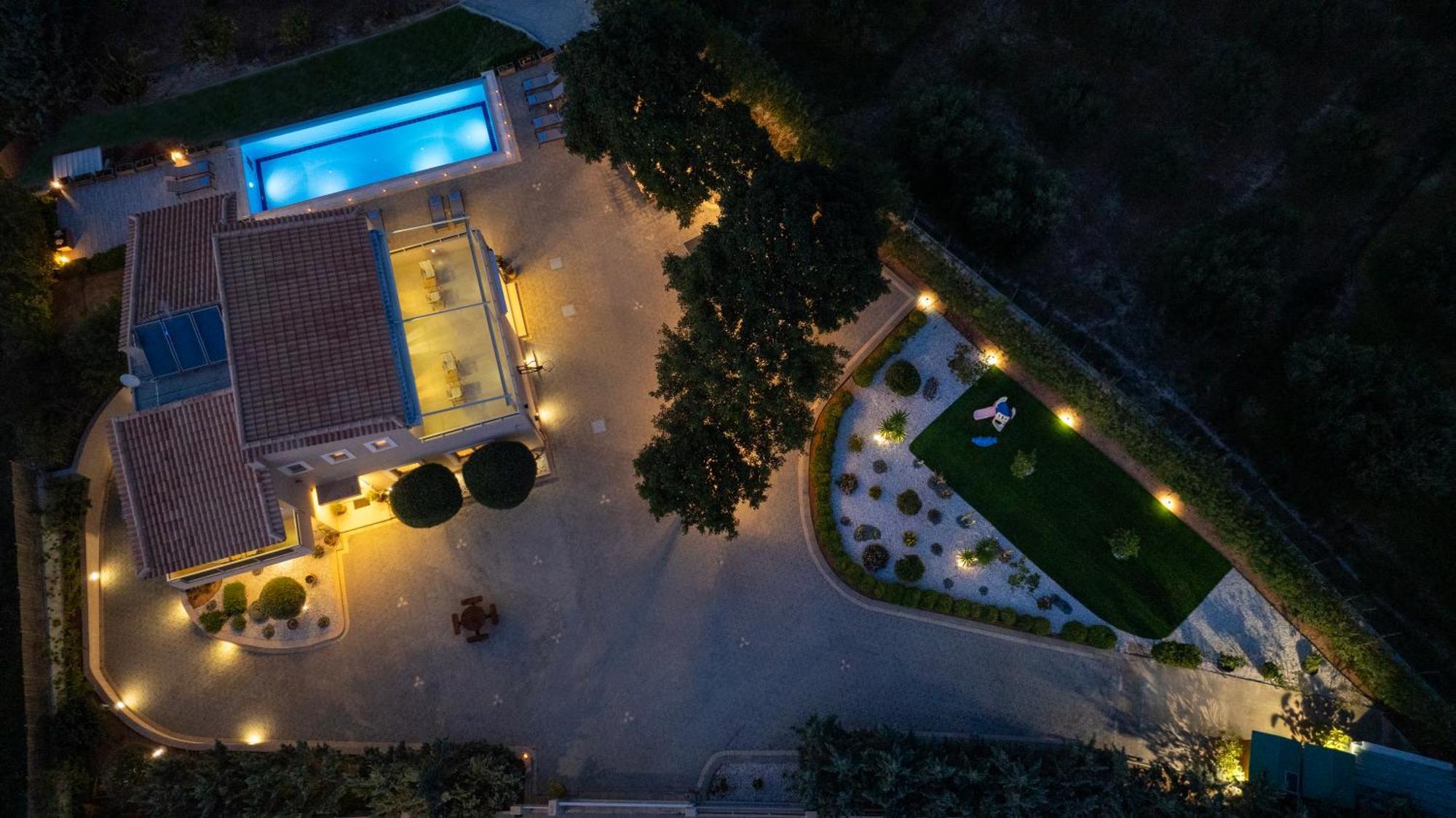 Four Seasons Private Villa - Seaview - Big Heated Pool - Gym - Sport Activities Gouves Exterior photo